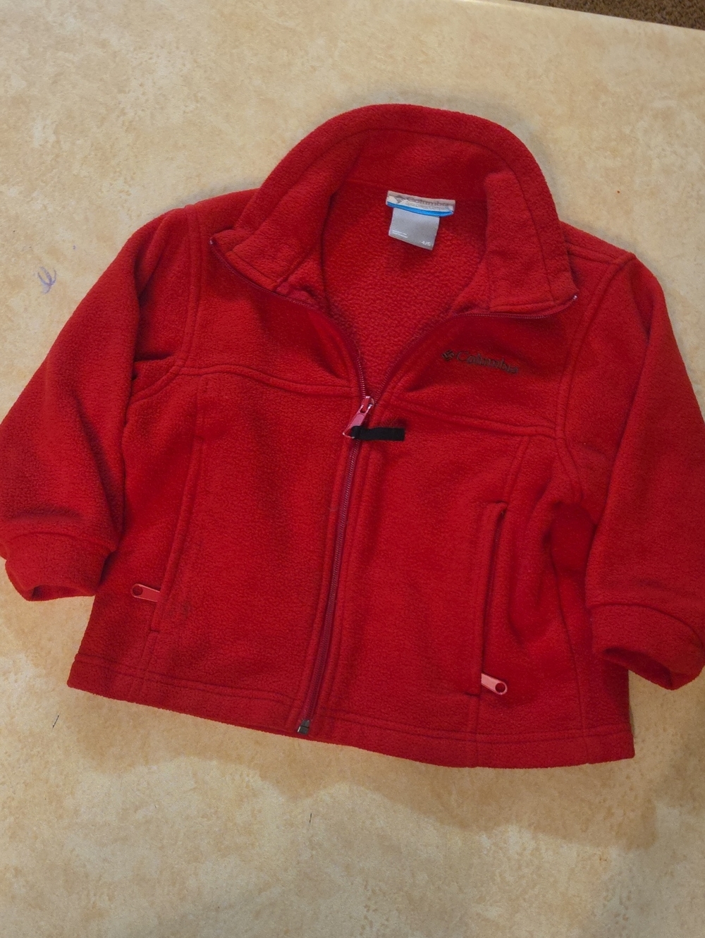 Columbia Kids' Red Fleece Jacket